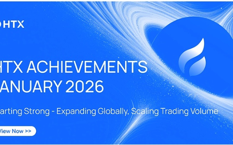 火币HTX 2026年1月成绩单：合规突破+资产布局+合约增长，稳中有进