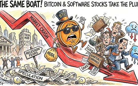 比特币与软件股同跌背后：AI冲击下的资产相关性重构