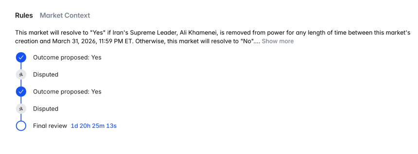 预测市场面临伦理挑战：伊朗领袖之死引发行业大讨论