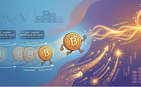 BTC期权Gamma结构突变：75000美元成新焦点，市场将迎波动放大