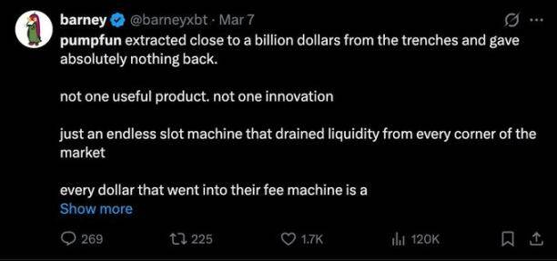 Pump.fun年入数亿、回购强劲，为何市场仍对其「做空」？